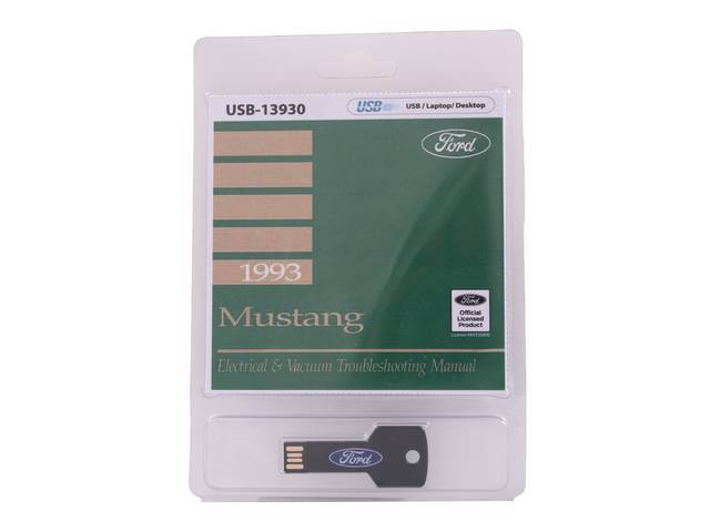 USB Drive 1993 Mustang Electrical & Vacuum Trouble-Shooting Manual (EVTM)