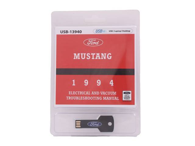 USB Drive 1994 Mustang Electrical & Vacuum Trouble-Shooting Manual (EVTM)