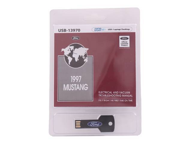 USB Drive 1997 Mustang Electrical & Vacuum Trouble-Shooting Manual (EVTM)