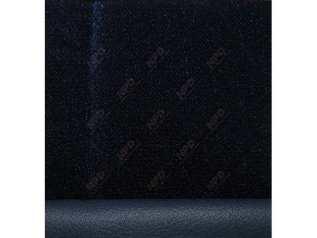 Upholstery Set, Low Back Buckets, Cloth, Regatta Blue, W/ Interior Trim Id Code *Fb*, Incl Headrest Covers