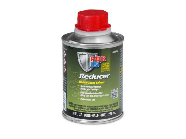 POR-15 Reducer, Half Pint / 8 oz, Medium Speed Solvent