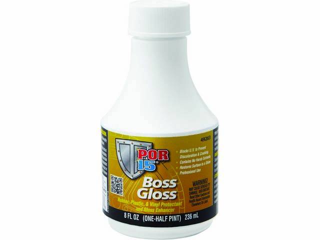 POR-15 Boss Gloss, Half-Pint (8 ounce) bottle