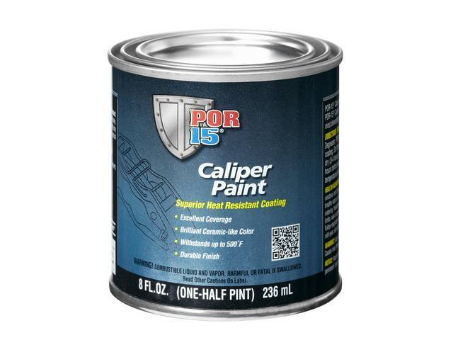 POR-15 Caliper Paint, Black, half-pint (8 ounce) can