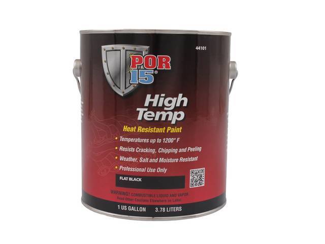 POR-15 High Temp Coating, Flat Black, gallon