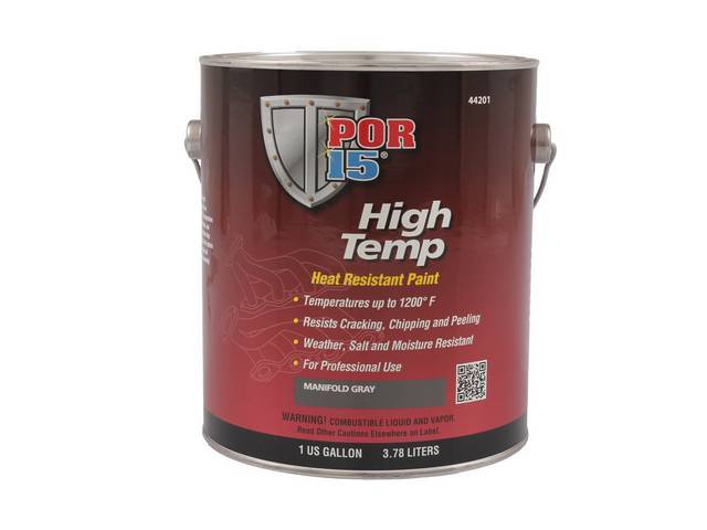 POR-15 High Temp Coating, Manifold Gray, gallon