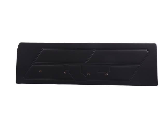 Door Panels, Standard, black