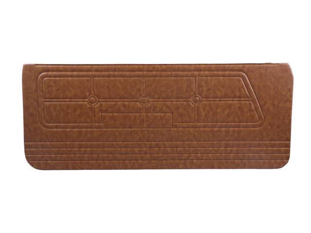 Door Panels, Standard, medium ginger