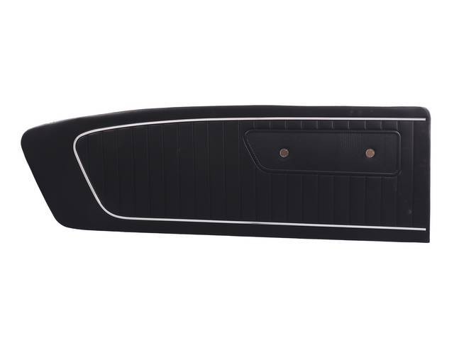 DOOR PANELS, STANDARD, BLACK