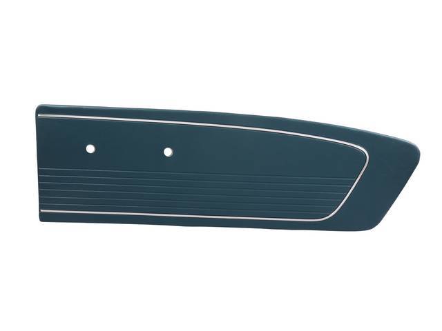 DOOR PANELS, STANDARD, DARK AQUA