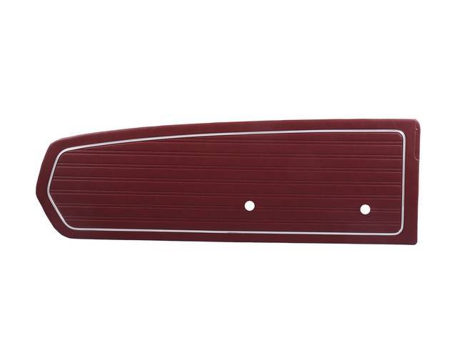 Door Panels, Standard, maroon