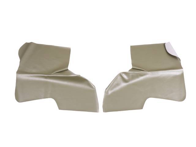 UPHOLSTERY, QUARTER TRIM PANELS, LIGHT IVY GOLD