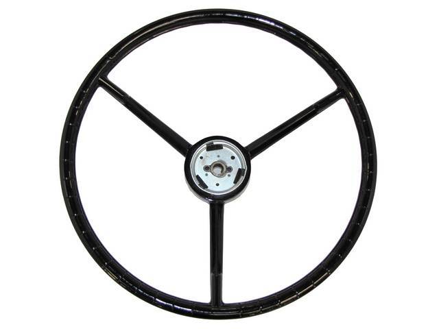 STEERING WHEEL, 56-57 BLACK