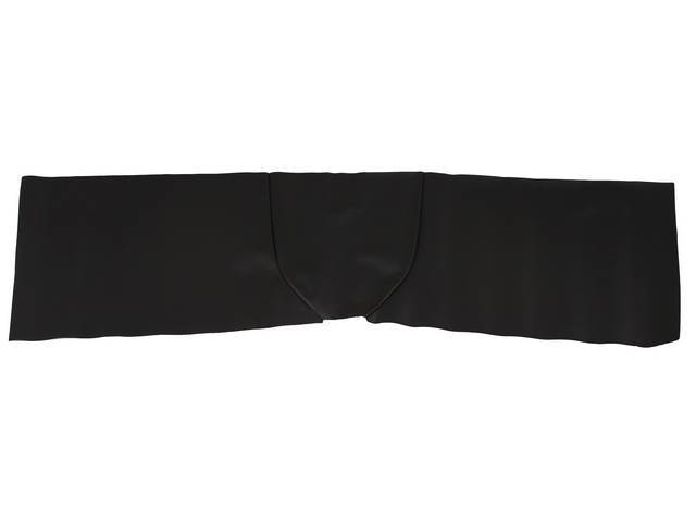 FLOOR COVER, VINYL, BLACK, WIDE VERSION APPROXIMATELY 46