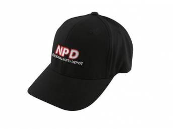 Black Large / X-Large NPD Embroidered Flexfit Hat