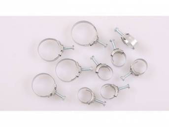 HOSE CLAMP KIT, Band Style, date coded 3/65