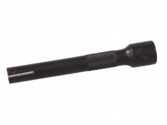 LOCKING TIE TOOL, Black oxide, 3 Inch size, Tool steel, secures metal locking ties quickly, Works W/ any 1/4 Inch driver and lock ties up to 1/2 Inch wide