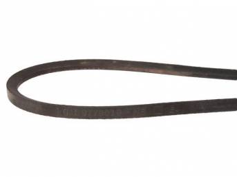 BELT, P/S, Cloth Wrapped OE Style belt W/ *GM* and P/N *9779019* stamped into belt, 4th Quarter (car built in 4th Quarter of 1964), OE Style Repro