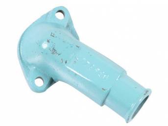 OUTLET, Coolant / Water Neck, features correct *9779580* p/n stamped in top of neck, aqua finish, repro