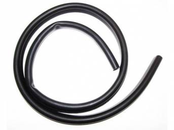 Hood To Cowl Weatherstrip, *O* shaped, firm-type rubber repro