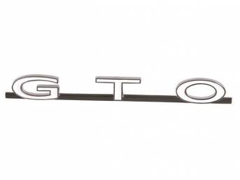 PLATE / EMBLEM, Grille, *G.T.O.*, Repro