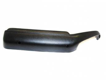 COVER / PAD / TRIM ASSY, Arm Rest, Front Door, Black, LH, molded urethane, OER repro