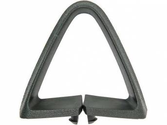 Seat Shoulder Strap Guide / Retainer, Green, RH or LH, OER Repro