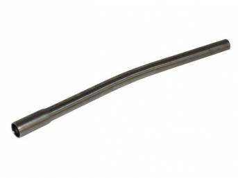 TUBE, Engine Oil Dipstick, Lower tube that installs into the engine block, 9 1/16 inch length, stainless steel repro