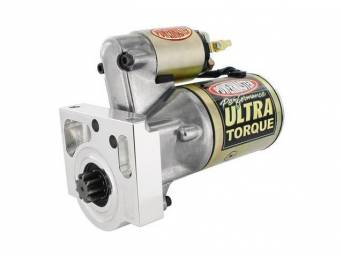 STARTER, NEW, by Powermaster, Ultra Torque, 250 ft lbs torque, 18:1 max compression ratio, 3.4hp, straight mount, 10.25 lbs