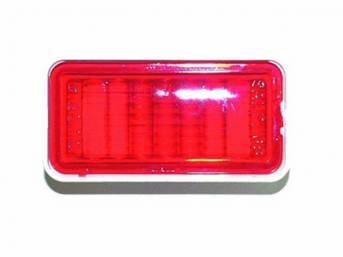 LIGHT ASSY, Side Marker, Rear, Red Lens W/ White Housing, RH or LH, US-made OE Correct Repro