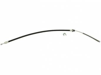 Parking Brake Cable, Rear, RH or LH, 32 1/2 Inch Length, repro