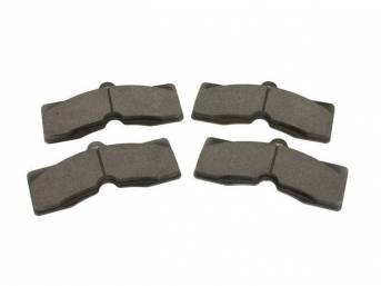 PAD SET, Disc Brake Caliper, Front Or Rear, Wagner  ** NEW STOCK IS THERMO-QUIET SEMI-METALLIC BONDED PADS **