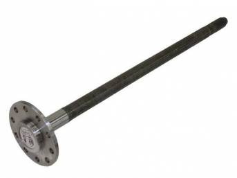SHAFT, Axle, 12 Bolt, 30 Spline Count, 29 9/16 inch length, made of 1541H alloy, w/ c-clip ends, sold each