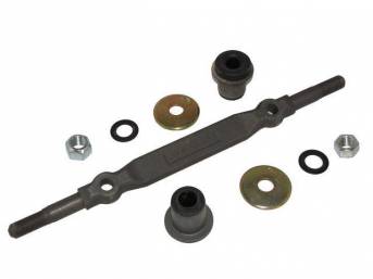 SHAFT KIT, Upper Control Arm, Offset, Allows for Additional Camber Adjustment, Incl Rubber Bushings and Hardware, Does One Side, Repro