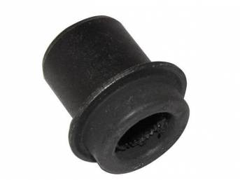 BUSHING, Control Arm, Front, Upper, rubber w/ shell, uses softer rubber than C-6164-7B bushing, repro