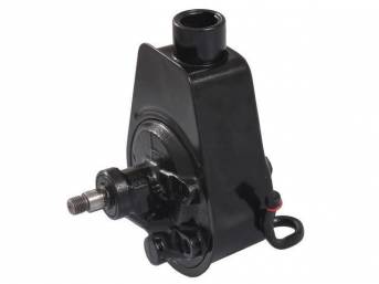 Power Steering Pump Assembly, Rebuilt with later-style boxy neck reservoir
