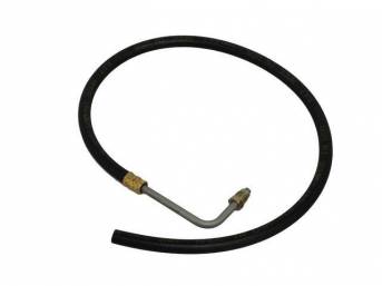 HOSE, P/S Fluid Return, OE style repro  ** oe style means correct for length, bends and fittings **