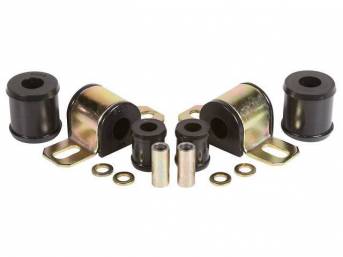 MOUNTING KIT, Sway Bar, Black Graphite Polyurethane, Energy Suspension, For Use W/ 3/4 Inch Bar and 1 Bolt Lower Clamp