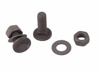 FASTENER KIT, Bumper Stabilizer, Front , Bolts, (6) capped bolts w/ washer and nuts, Repro