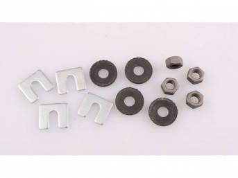 Bumper Reinforcement Stabilizer nut and washer kit, 12-pc kit