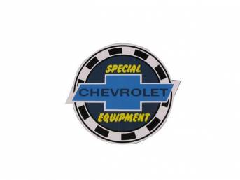 DECAL, *CHEVROLET SPECIAL EQUIPMENT*, 3 INCH WINDOW DECAL