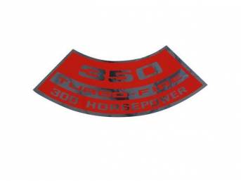 DECAL, AIR CLEANER, 350 TURBO-FIRE 300 HP(3946856)