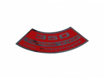DECAL, AIR CLEANER, 350 TURBO-FIRE 295 HP, (3905384)