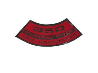 DECAL, AIR CLEANER, 350 TURBO-FIRE 360 HP, (3989298)