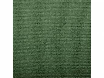 Cloth Headliner Material with Foam Backing, Medium Green
