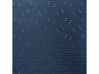 HEADLINER, Perforated Grain, Navy Blue, incl headliner, rods, clips and material to cover two sunvisors, Repro