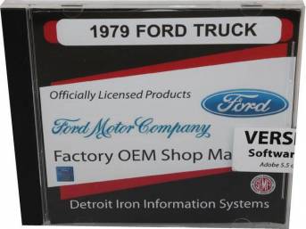 SHOP MANUAL ON CD, 1979 FORD TRUCK
