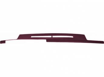 DASH COVER, FULL, UPPER, MOLDED PLASTIC, NAPA RED, INCL ADHESIVE