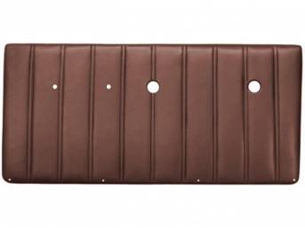 PANEL SET, Front Door, vertical pleat style, OE brown, ABS-plastic, replacement style repro