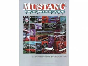 BOOK, MUSTANG RECOGNITION GUIDE, BY LARRY DOBBS