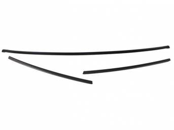 Mustang Body Side Molding Kit Black 1979-1984